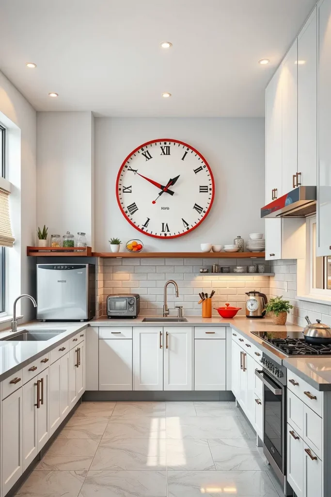 65 Bright Retro Elements in a Modern Kitchen: Add Vintage Charm to a Sleek Space