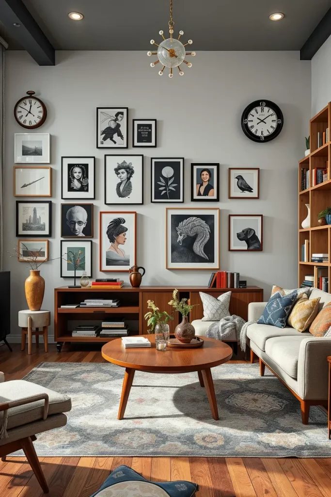 60 Modern Living Room Ideas with Vintage Accents for a Stylish Timeless Space