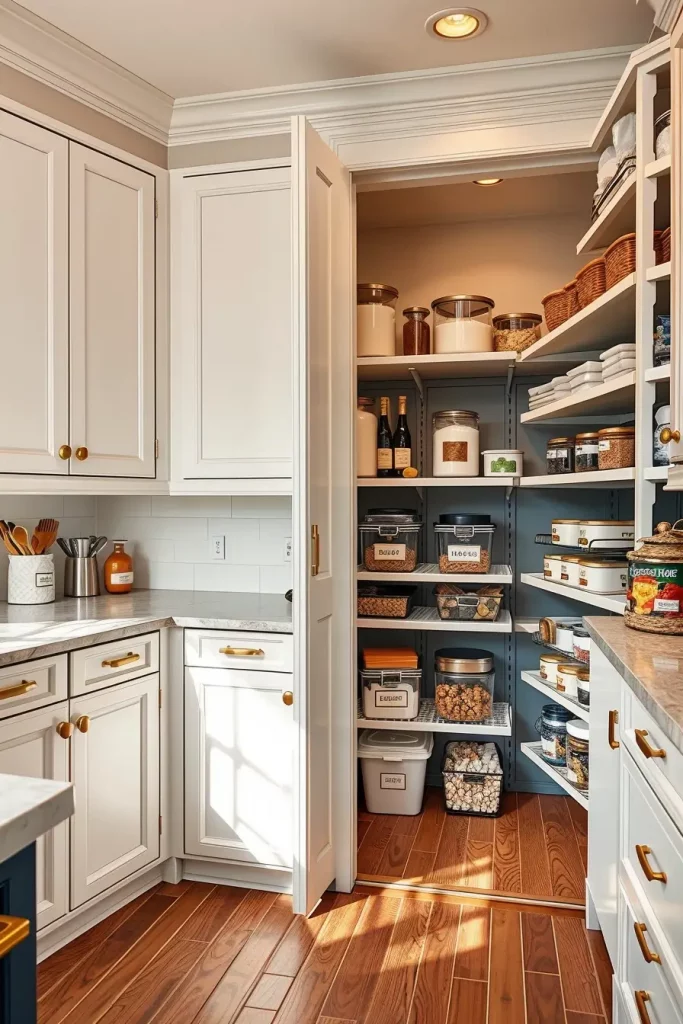 62 Pantry Ideas with Cabinets to Maximize Style and Storage
