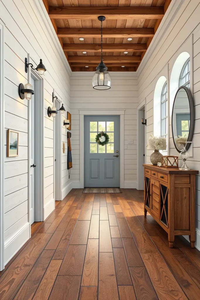 61 Modern Rustic Hallway Ideas to Elevate Your Entryway with Warmth and Style