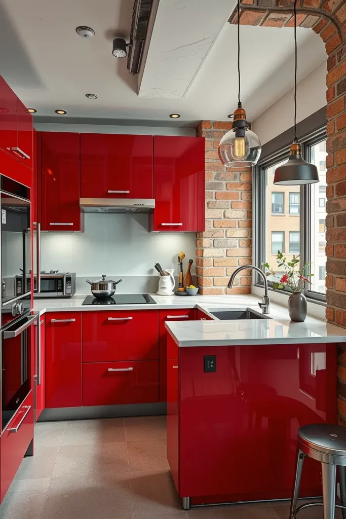 61 Stunning Red Kitchen Cabinets Ideas to Transform Your Space