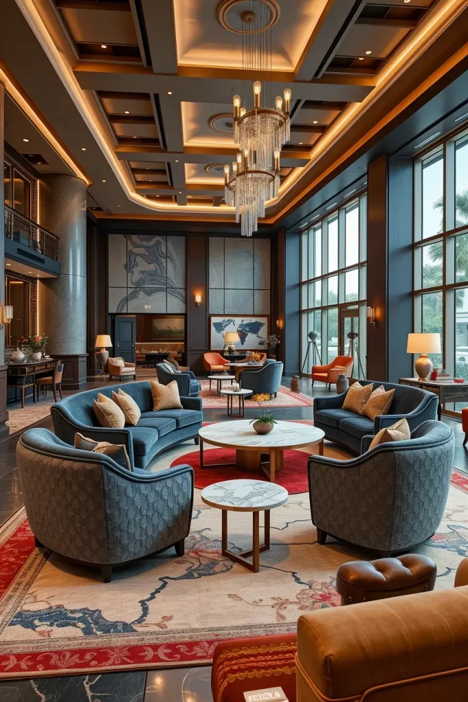59 Sophisticated Lobby Designs That Define Modern Elegance