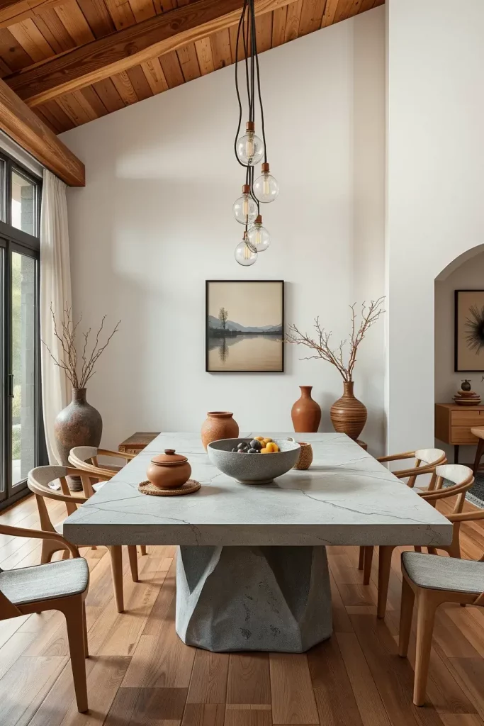 64 Organic Modern Dining Room Ideas for a Natural Yet Stylish Look