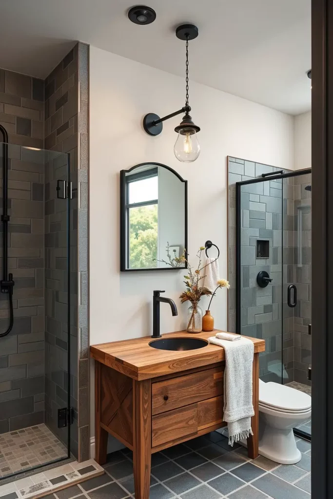 63 Modern Rustic Bathroom Ideas That Blend Comfort and Style