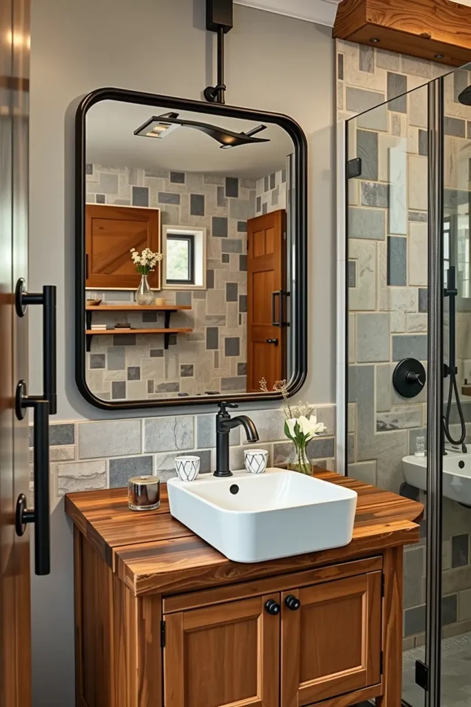 63 Modern Rustic Bathroom Ideas That Blend Comfort and Style
