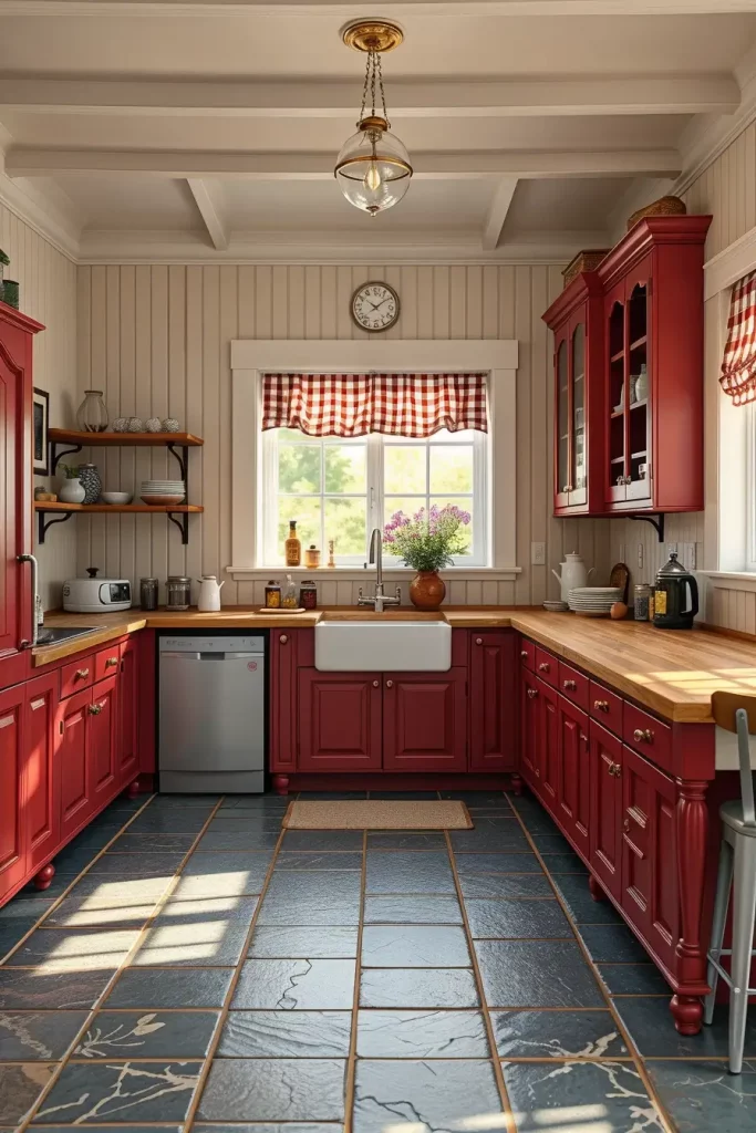 61 Stunning Red Kitchen Cabinets Ideas to Transform Your Space