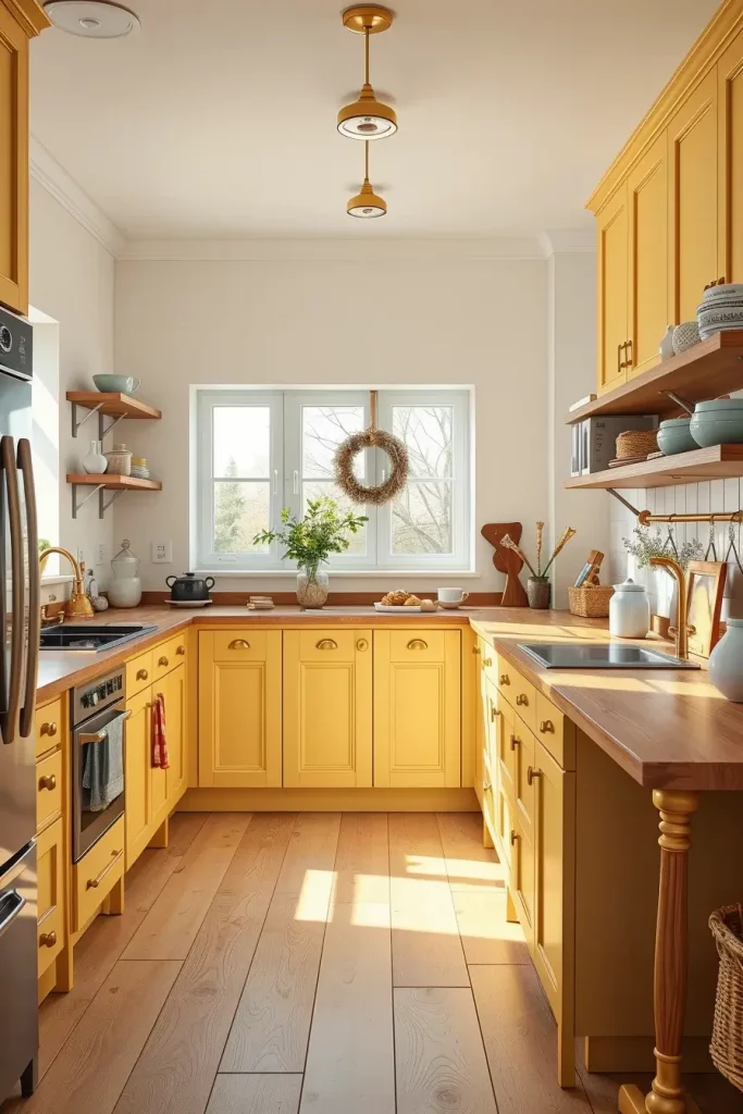 59 Yellow Kitchen Cabinets Ideas to Brighten and Modernize Your Space