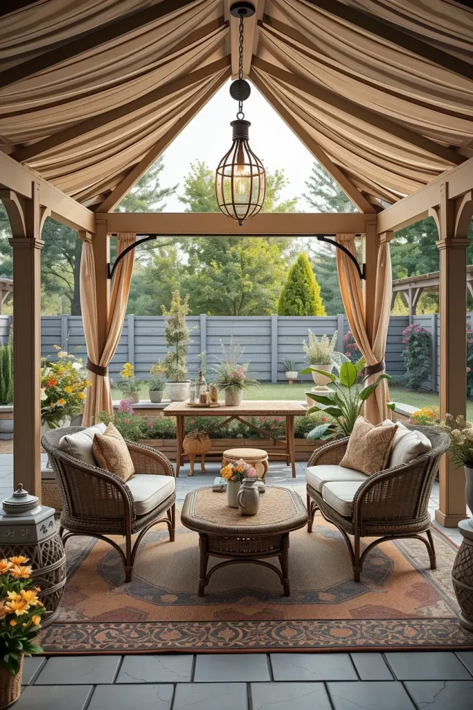 63 Cozy Gazebo Decor Ideas to Transform Your Outdoor Space into a Relaxing Retreat