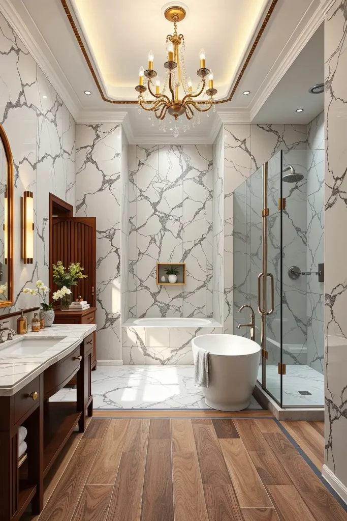 60 Wood Tile Bathroom Ideas for a Modern and Natural Look