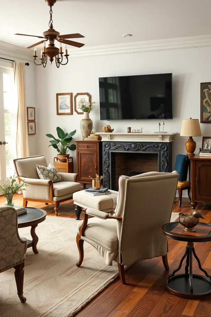 62 Living Room Ideas with Vintage Charm to Inspire Your Timeless Interior