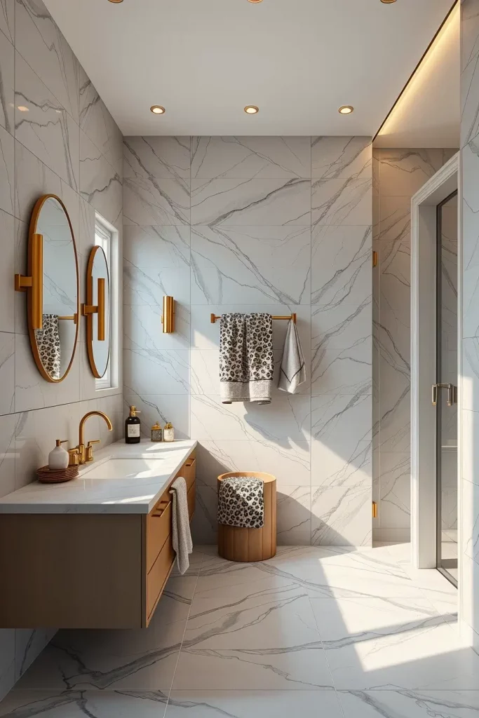 Animal Prints in the Bathroom: 59 Wildly Stylish Decor Ideas for a Bold Interior