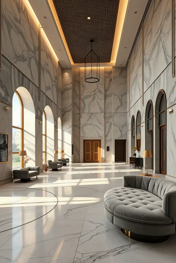 59 Sophisticated Lobby Designs That Define Modern Elegance