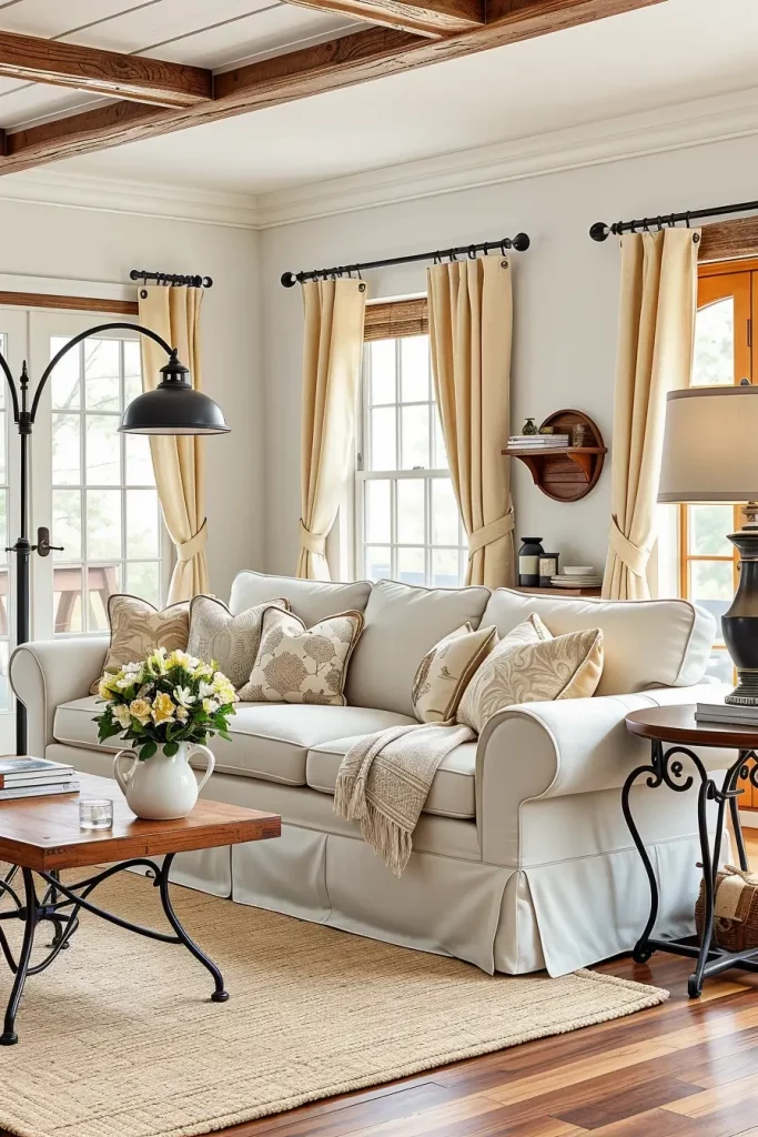 65 Stunning Farmhouse Living Room Ideas to Inspire Cozy and Stylish Spaces