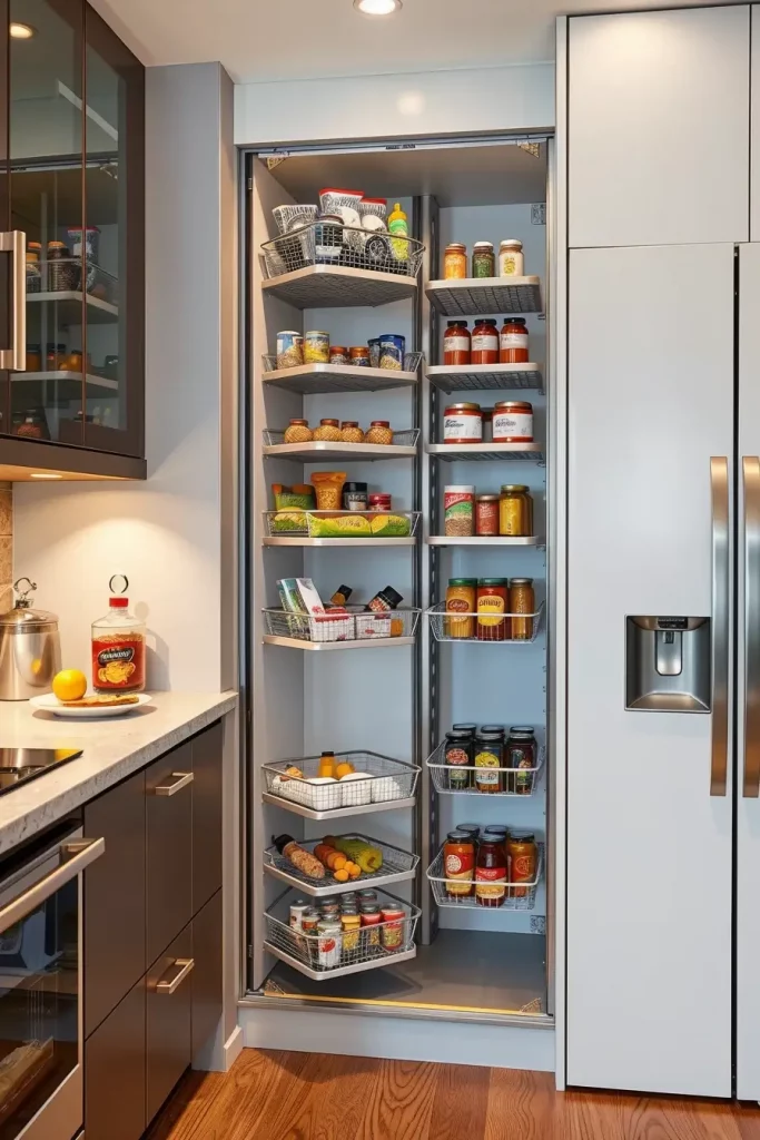 62 Pantry Ideas with Cabinets to Maximize Style and Storage