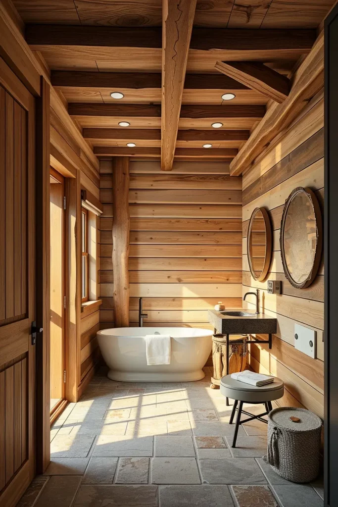 63 Modern Rustic Bathroom Ideas That Blend Comfort and Style