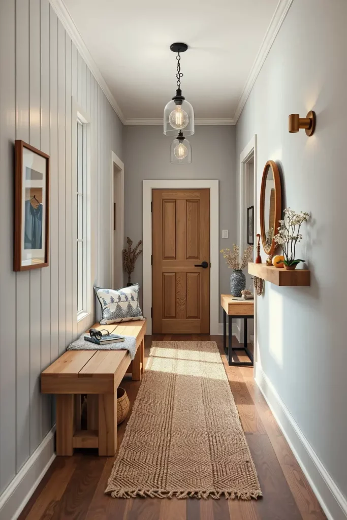 61 Modern Rustic Hallway Ideas to Elevate Your Entryway with Warmth and Style