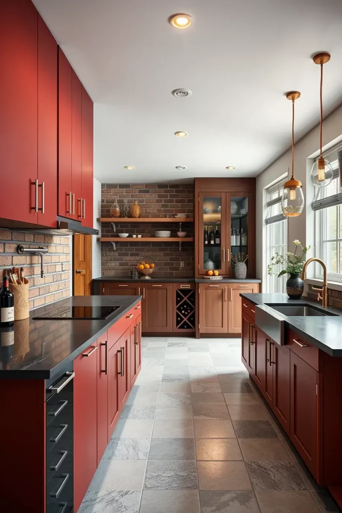 61 Stunning Red Kitchen Cabinets Ideas to Transform Your Space