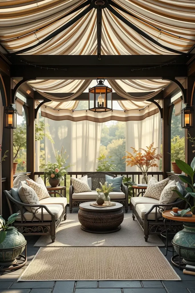 63 Cozy Gazebo Decor Ideas to Transform Your Outdoor Space into a Relaxing Retreat