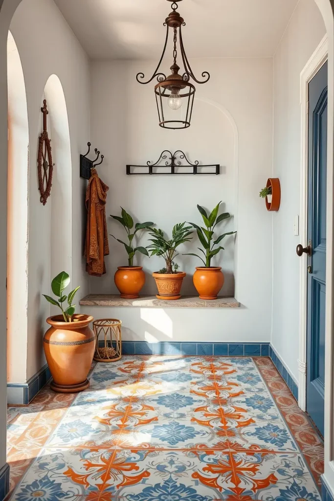 Hand-Painted Accents In The Entryway: 63 Creative Ideas For Personalized First Impressions
