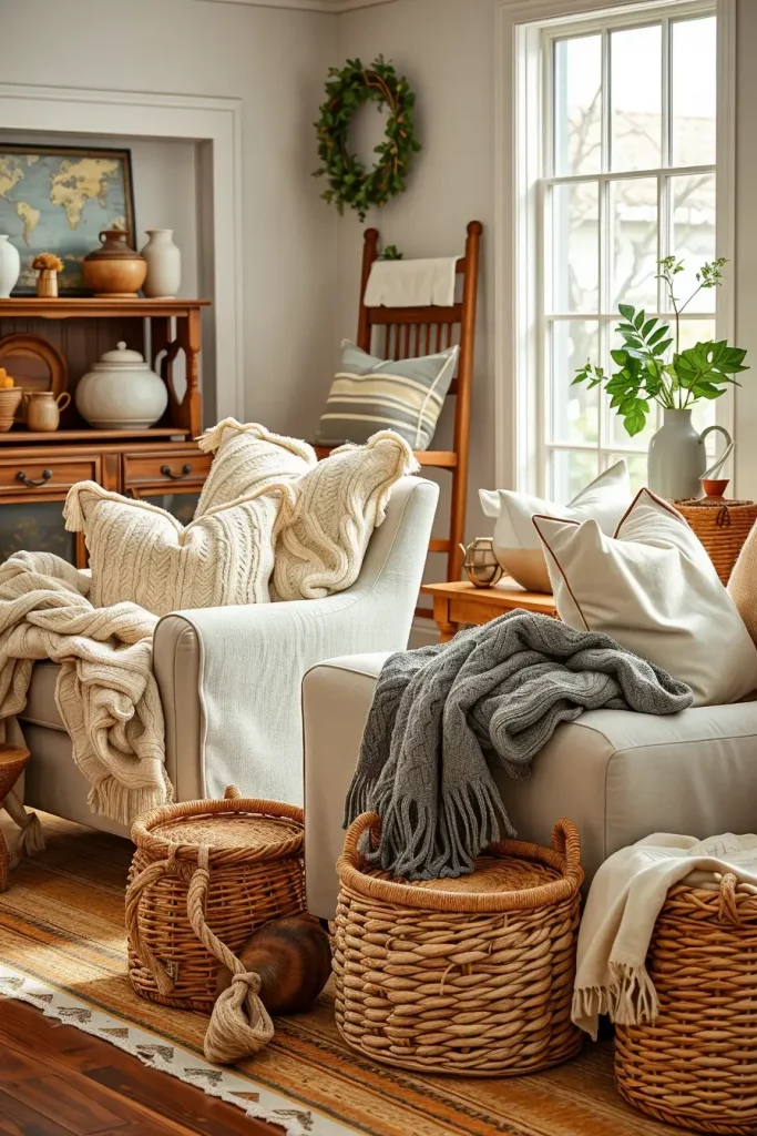 65 Stunning Farmhouse Living Room Ideas to Inspire Cozy and Stylish Spaces