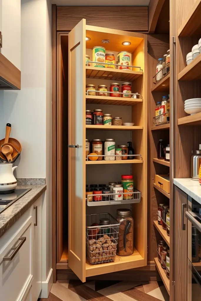 62 Pantry Ideas with Cabinets to Maximize Style and Storage
