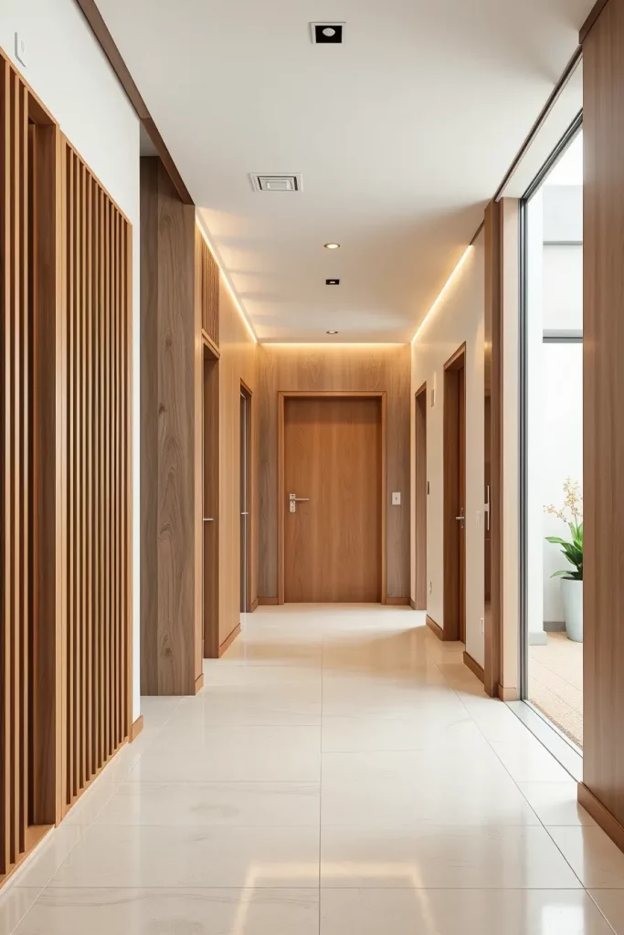 59 Modern Hallway Designs That Transform Transitional Spaces into Stylish Statements
