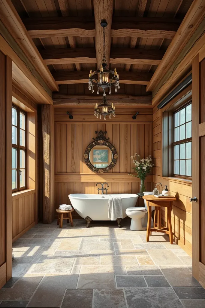 63 Modern Rustic Bathroom Ideas That Blend Comfort and Style