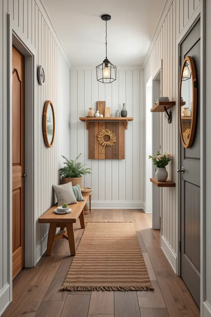 61 Modern Rustic Hallway Ideas to Elevate Your Entryway with Warmth and Style