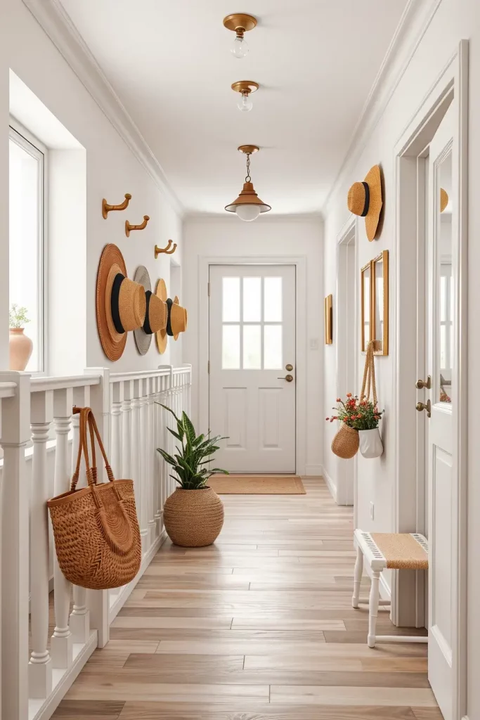 Summertime Hallway Decorations: 61 Bright And Breezy Ideas Refresh Your Entryway This Season