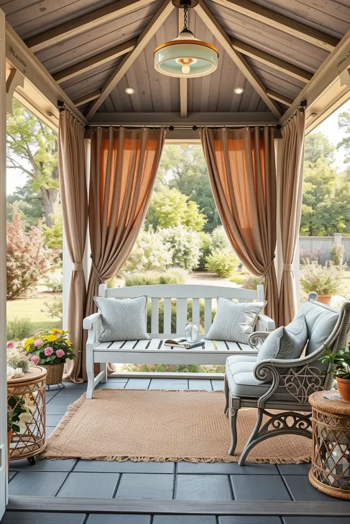 63 Cozy Gazebo Decor Ideas to Transform Your Outdoor Space into a Relaxing Retreat