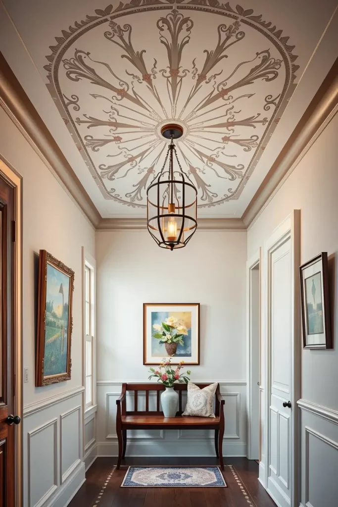 Hand-Painted Accents In The Entryway: 63 Creative Ideas For Personalized First Impressions