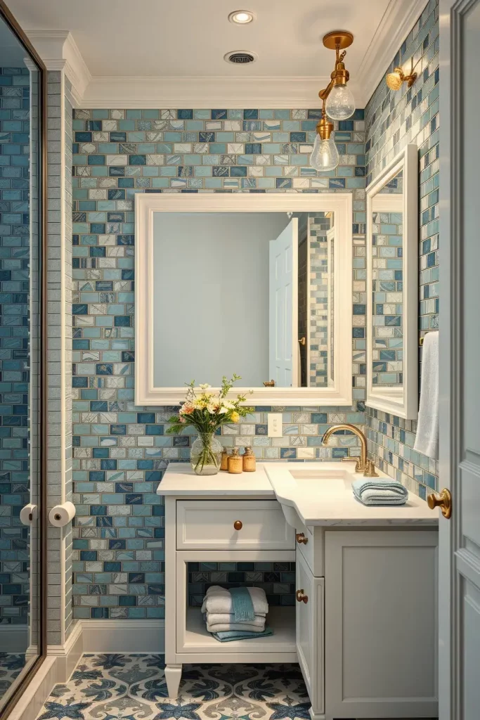 61 Sage and Blue Bathroom Ideas for a Calm and Stylish Space