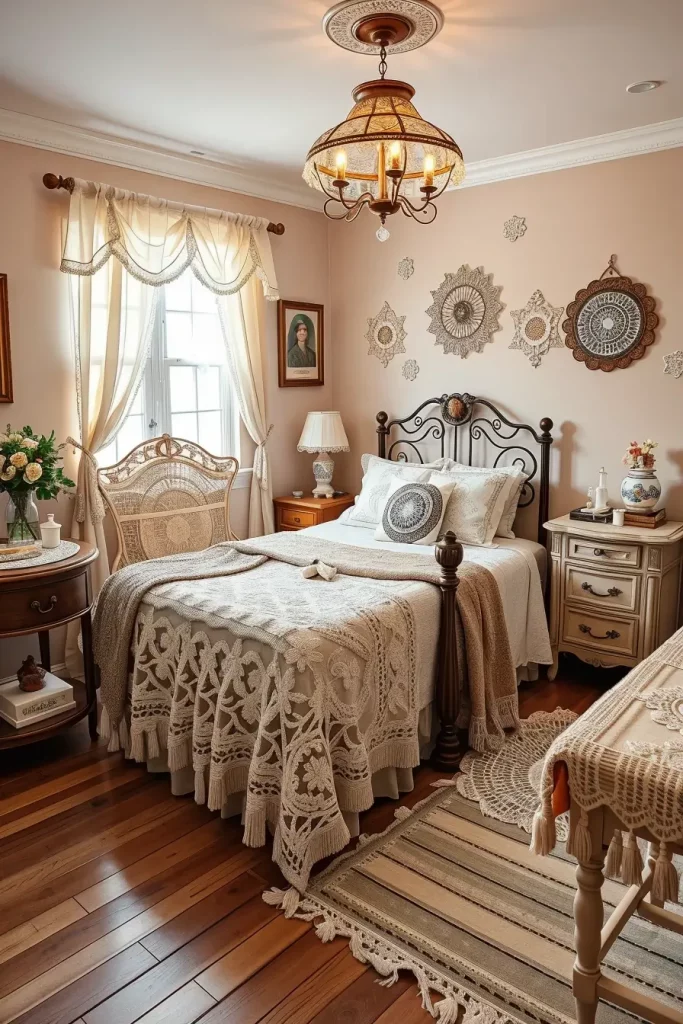 61 Grandmacore Bedroom Ideas to Create a Cozy Vintage-Inspired Retreat