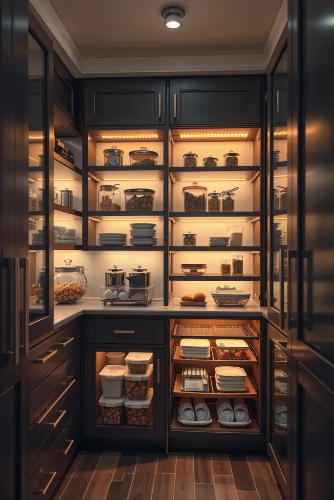 62 Pantry Ideas with Cabinets to Maximize Style and Storage