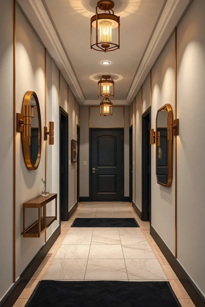59 Modern Hallway Designs That Transform Transitional Spaces into Stylish Statements