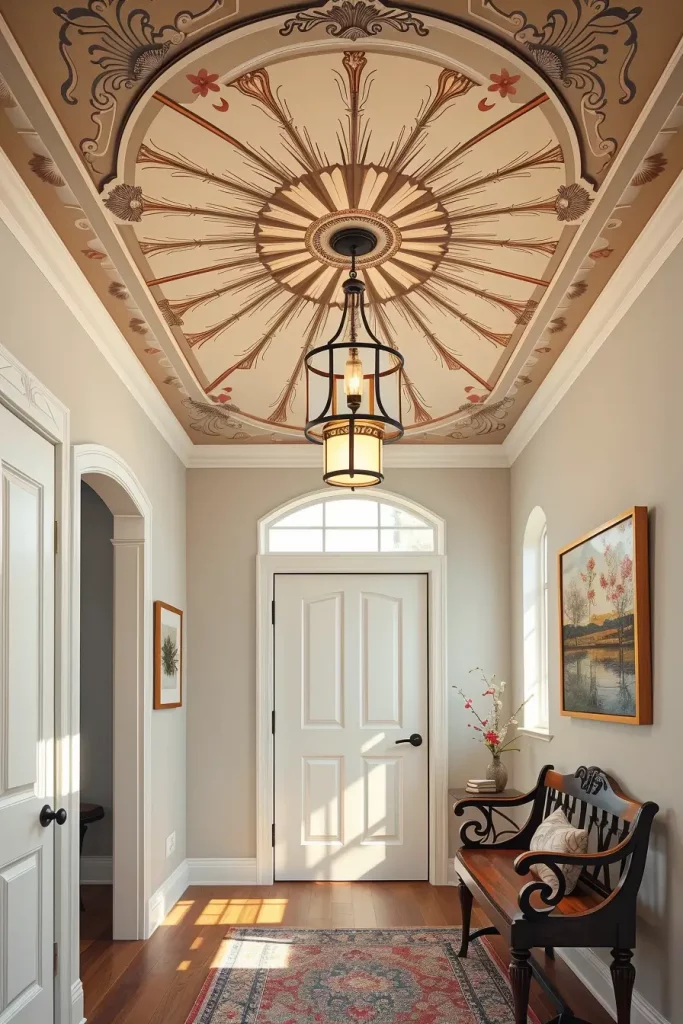 Hand-Painted Accents In The Entryway: 63 Creative Ideas For Personalized First Impressions