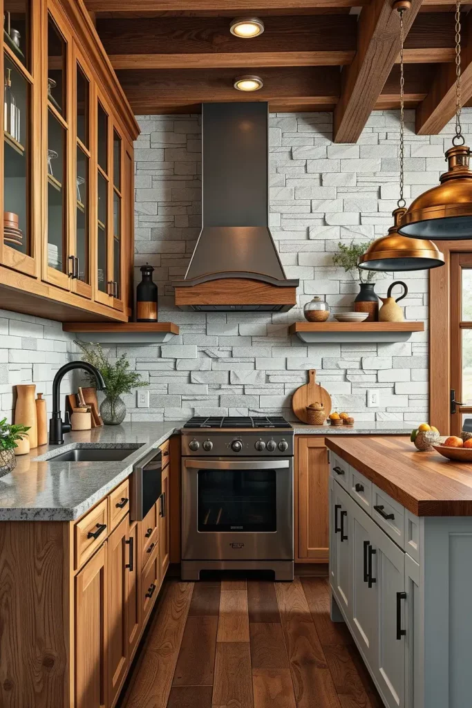 62 Modern Rustic Kitchen Ideas That Blend Charm and Functionality