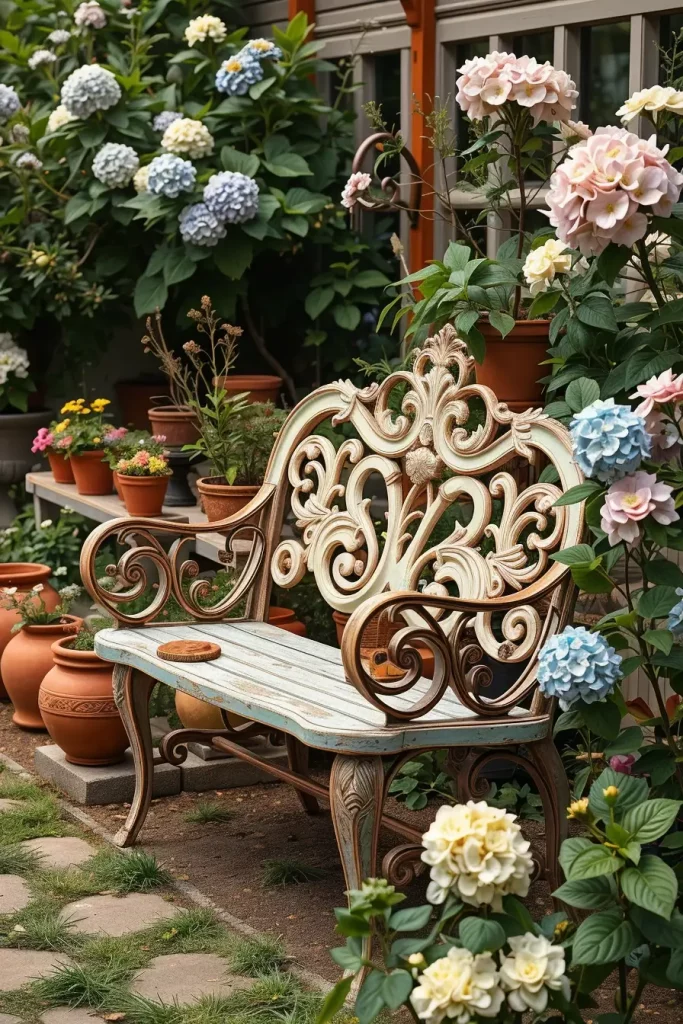 63 Elegant Garden Bench Ideas to Elevate Your Outdoor Space with Style