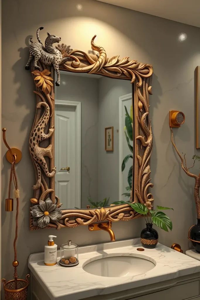 Animal Prints in the Bathroom: 59 Wildly Stylish Decor Ideas for a Bold Interior