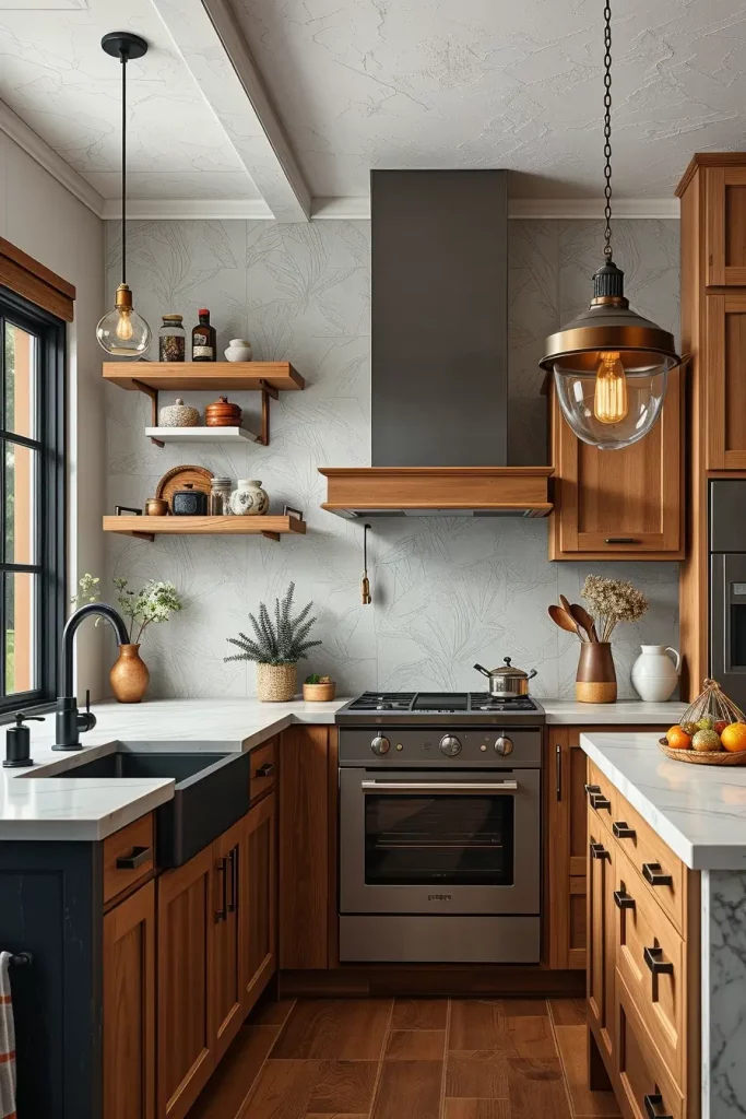 62 Modern Rustic Kitchen Ideas That Blend Charm and Functionality