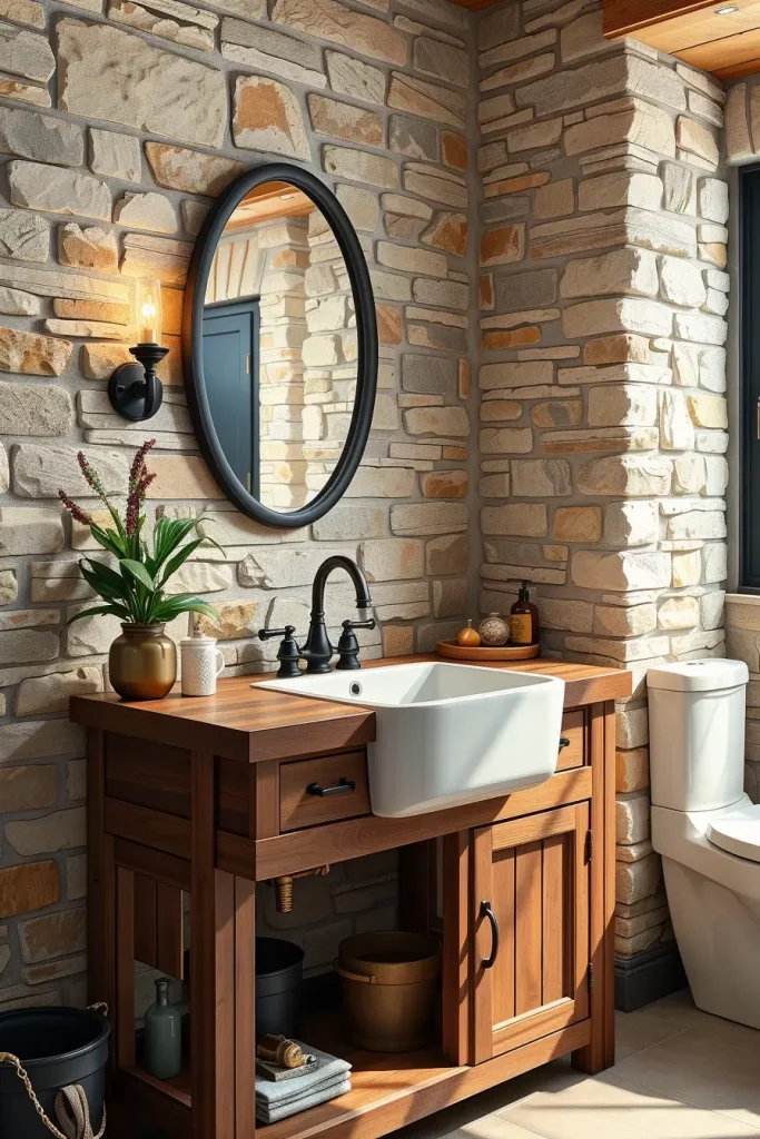 63 Modern Rustic Bathroom Ideas That Blend Comfort and Style