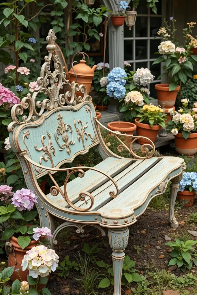 63 Elegant Garden Bench Ideas to Elevate Your Outdoor Space with Style