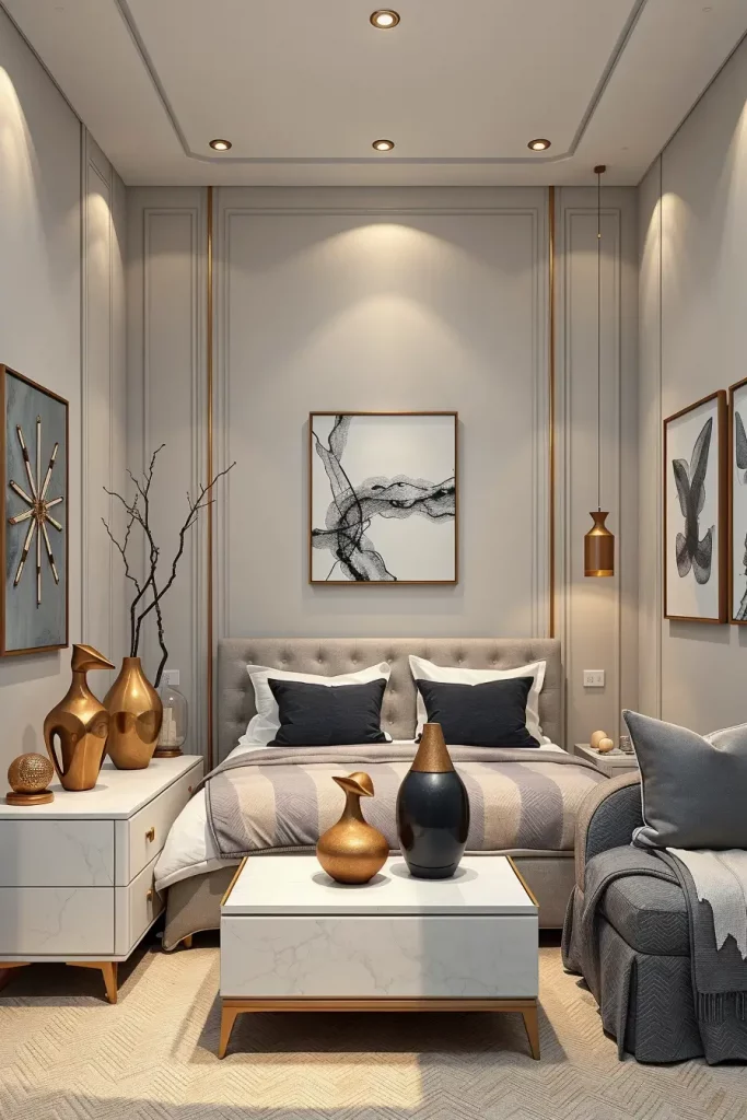 58 Luxury Small Bedroom Decor Ideas to Maximize Elegance in Limited Space