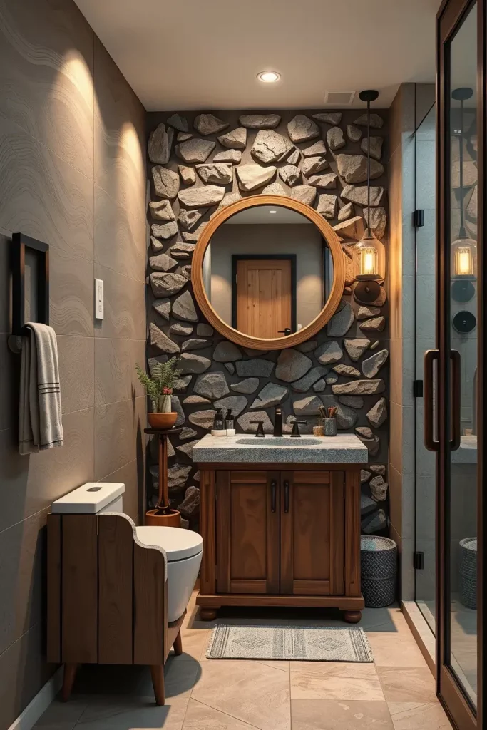 63 Modern Rustic Bathroom Ideas That Blend Comfort and Style