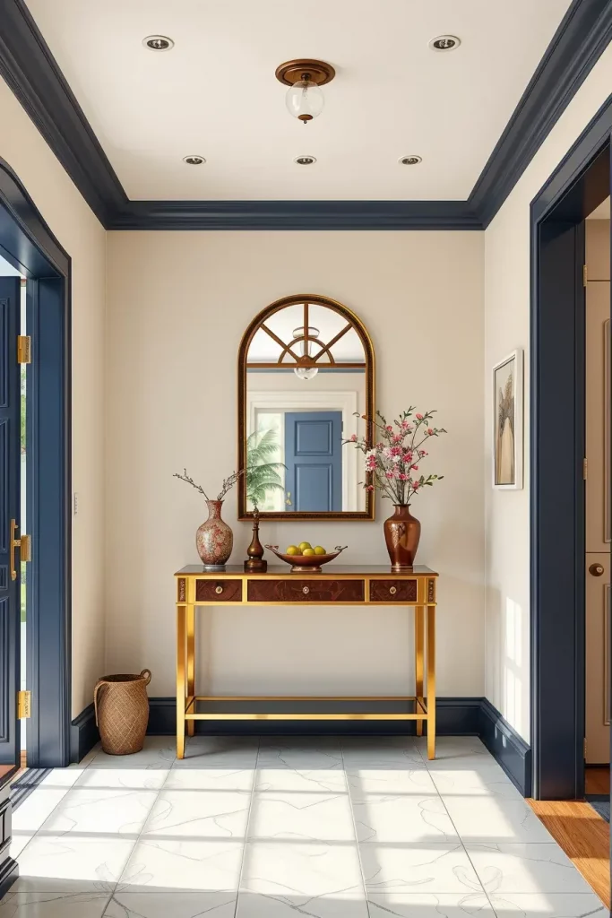 Hand-Painted Accents In The Entryway: 63 Creative Ideas For Personalized First Impressions