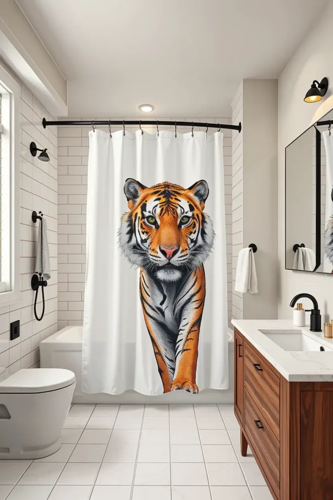 Animal Prints in the Bathroom: 59 Wildly Stylish Decor Ideas for a Bold Interior