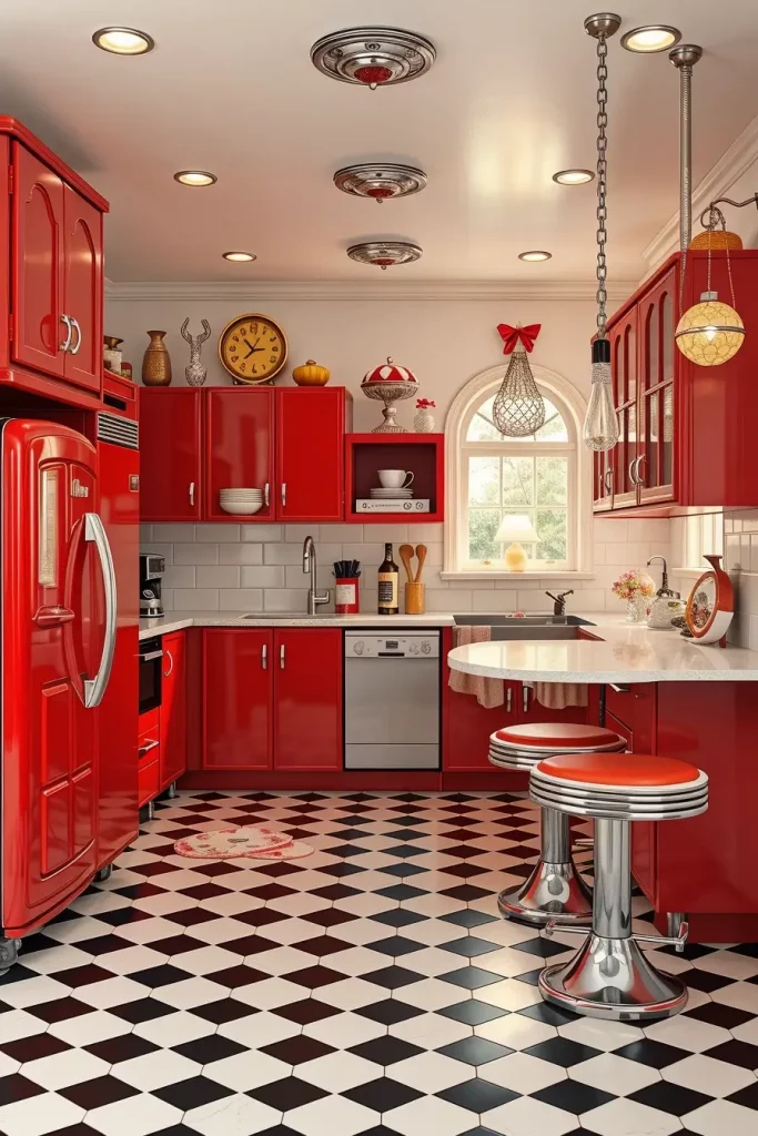 61 Stunning Red Kitchen Cabinets Ideas to Transform Your Space