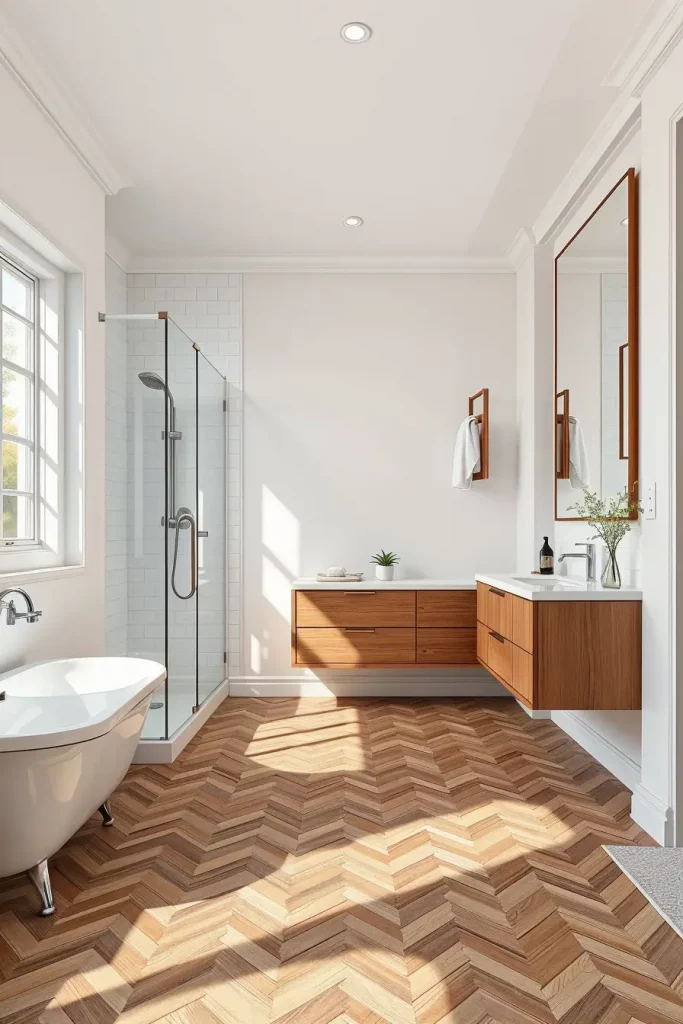60 Wood Tile Bathroom Ideas for a Modern and Natural Look