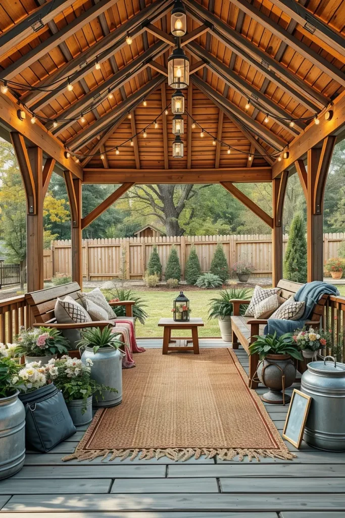62 Cozy Outdoor Gazebo Ideas to Transform Your Backyard into a Relaxing Retreat
