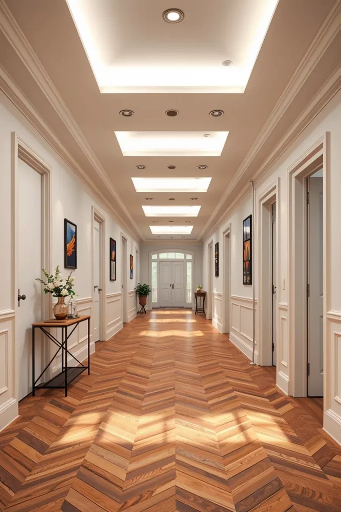 59 Modern Hallway Designs That Transform Transitional Spaces into Stylish Statements